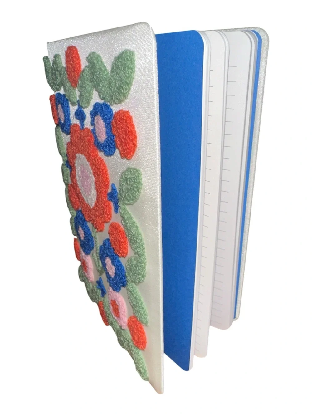 Floral Tufted embroidered journal - Picture 2 of 3